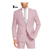 Tiavllya Tiavllya Casual Men's 2 Pieces Suit Notch Lapel Linen For Wedding (Blazer+Pants)
