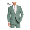 Tiavllya Tiavllya Casual Men's 2 Pieces Suit Notch Lapel Linen For Wedding (Blazer+Pants)
