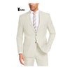 Tiavllya Tiavllya Casual Men's 2 Pieces Suit Notch Lapel Linen For Wedding (Blazer+Pants)