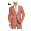 Tiavllya Tiavllya Casual Men's 2 Pieces Suit Notch Lapel Linen For Wedding (Blazer+Pants)