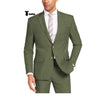 Tiavllya Tiavllya Casual Men's 2 Pieces Suit Notch Lapel Linen For Wedding (Blazer+Pants)