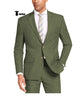 Tiavllya Tiavllya Casual Men's 2 Pieces Suit Notch Lapel Linen For Wedding (Blazer+Pants)