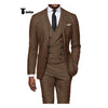 Tiavllya Tiavllya Casual Men's 3 Pieces Houndstooth Notch Lapel Tuxedos (Blazer+vest+Pants)