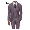 Tiavllya Tiavllya Casual Men's 3 Pieces Houndstooth Notch Lapel Tuxedos (Blazer+vest+Pants)