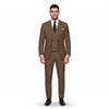 Tiavllya Tiavllya Casual Men's 3 Pieces Houndstooth Notch Lapel Tuxedos (Blazer+Vest+Pants)