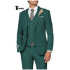 Tiavllya Tiavllya Casual Men's 3 Pieces Mens Suit Notch Lapel Linen For Wedding (Blazer+vest+Pants)