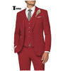 Tiavllya Tiavllya Casual Men's 3 Pieces Mens Suit Notch Lapel Linen For Wedding (Blazer+vest+Pants)