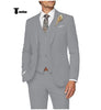 Tiavllya Tiavllya Casual Men's 3 Pieces Mens Suit Notch Lapel Linen For Wedding (Blazer+vest+Pants)