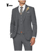 Tiavllya Tiavllya Casual Men's 3 Pieces Mens Suit Notch Lapel Linen For Wedding (Blazer+vest+Pants)