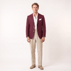 Tiavllya Tiavllya Casual Men's Blazer Peak Lapel Linen For Wedding
