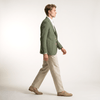 Tiavllya Tiavllya Casual Men's Blazer Peak Lapel Linen For Wedding