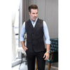 Tiavllya Tiavllya Casual Men's Classic Tweed Herringbone Peak Lapel Waistcoat