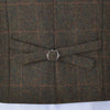 Tiavllya Tiavllya Casual Men's Classic Tweed Plaid Notch Lapel Waistcoat