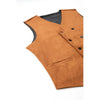 Tiavllya Tiavllya Casual Men's Fashion Double Breasted Suede V Neck Waistcoat Denim Vest