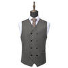 Tiavllya Tiavllya Casual Men's Fashion Double Breasted Suede V Neck Waistcoat Denim Vest