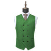 Tiavllya Tiavllya Casual Men's Fashion Double Breasted Suede V Neck Waistcoat Denim Vest