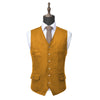 Tiavllya Tiavllya Casual Men's Fashion Suede V Neck Waistcoat Denim Vest