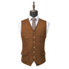 Tiavllya Tiavllya Casual Men's Fashion Suede V Neck Waistcoat Denim Vest