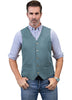 Tiavllya Tiavllya Casual Men's Fashion Suede V Neck Waistcoat Denim Vest