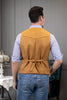 Tiavllya Tiavllya Casual Men's Fashion Suede V Neck Waistcoat Denim Vest