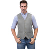 Tiavllya Tiavllya Casual Men's Fashion Suede V Neck Waistcoat Denim Vest