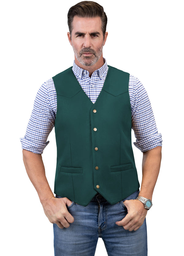Tiavllya Tiavllya Casual Men's Fashion Suede V Neck Waistcoat Denim Vest