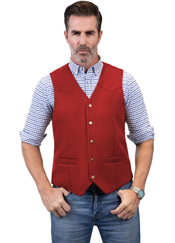 Tiavllya Tiavllya Casual Men's Fashion Suede V Neck Waistcoat Denim Vest