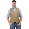 Tiavllya Tiavllya Casual Men's Fashion Suede V Neck Waistcoat Denim Vest