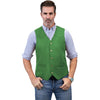 Tiavllya Tiavllya Casual Men's Fashion Suede V Neck Waistcoat Denim Vest