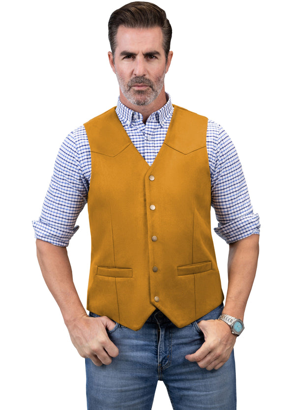 Tiavllya Tiavllya Casual Men's Fashion Suede V Neck Waistcoat Denim Vest