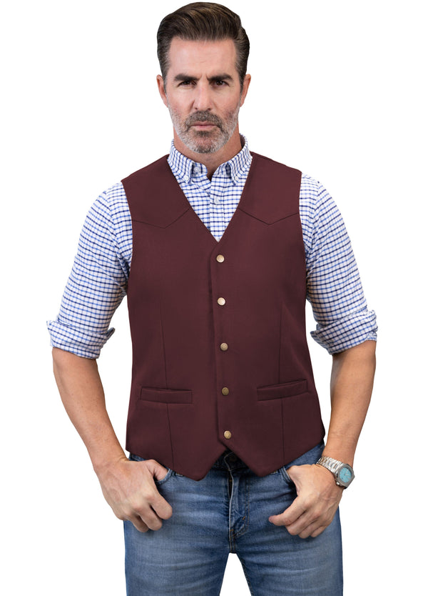 Tiavllya Tiavllya Casual Men's Fashion Suede V Neck Waistcoat Denim Vest