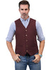 Tiavllya Tiavllya Casual Men's Fashion Suede V Neck Waistcoat Denim Vest