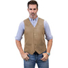 Tiavllya Tiavllya Casual Men's Fashion Suede V Neck Waistcoat Denim Vest