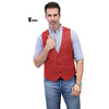 Tiavllya Tiavllya Casual Men's Herringbone V Neck Waistcoat