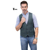Tiavllya Tiavllya Casual Men's Herringbone V Neck Waistcoat