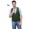Tiavllya Tiavllya Casual Men's Herringbone V Neck Waistcoat