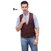 Tiavllya Tiavllya Casual Men's Herringbone V Neck Waistcoat