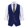 Tiavllya Tiavllya Casual Men's Herringbone V Neck Waistcoat