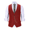 Tiavllya Tiavllya Casual Men's Herringbone V Neck Waistcoat