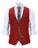 Tiavllya Tiavllya Casual Men's Herringbone V Neck Waistcoat