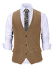 Tiavllya Tiavllya Casual Men's Herringbone V Neck Waistcoat