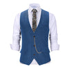 Tiavllya Tiavllya Casual Men's Herringbone V Neck Waistcoat