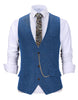 Tiavllya Tiavllya Casual Men's Herringbone V Neck Waistcoat
