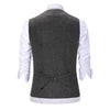 Tiavllya Tiavllya Casual Men's Herringbone V Neck Waistcoat