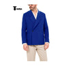 Tiavllya Tiavllya Casual Men's Slim Fit Notch Lapel Flat Blazer