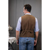 Tiavllya Tiavllya Casual Men's Tweed Herringbone Notch Lapel Waistcoat