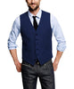 Tiavllya Tiavllya Casual Men's Tweed Herringbone V Neck Vest
