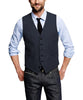 Tiavllya Tiavllya Casual Men's Tweed Herringbone V Neck Vest