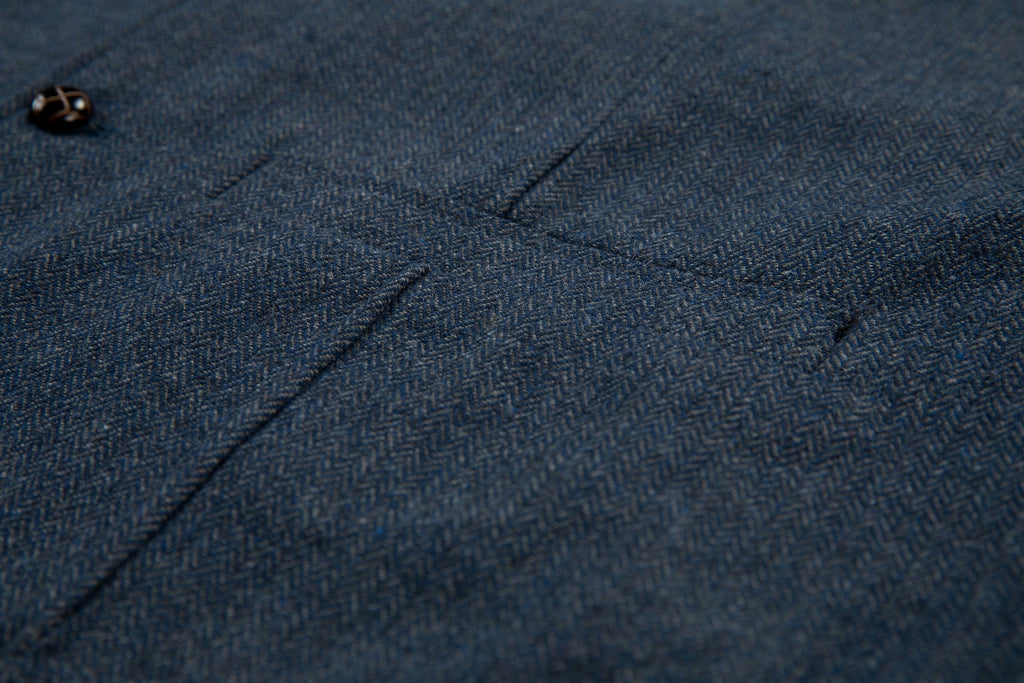 Tiavllya Tiavllya Casual Mens Regular Fit Tweed Herringbone V Neck Waistcoat