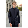 Tiavllya Tiavllya Classic 2 Piece Men's Slim Fit Solid Color Stand Collar Wedding Suit (Blazer+Pants）